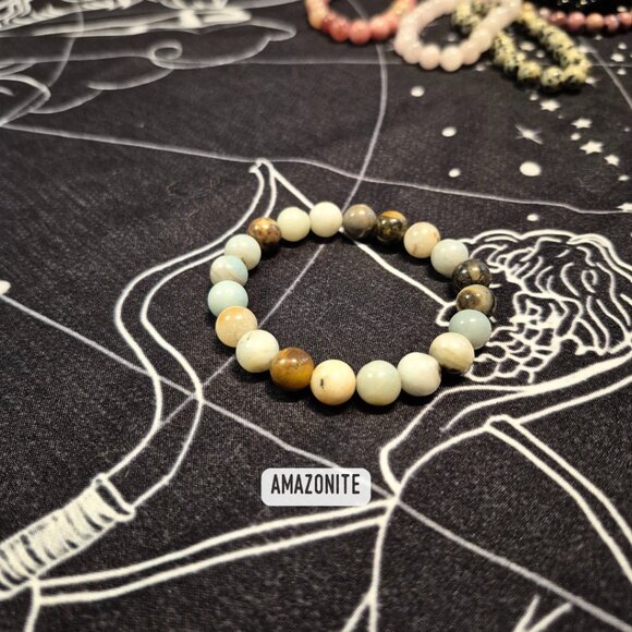 Crystal Gemstone Bracelets, - Picture 5 of 6